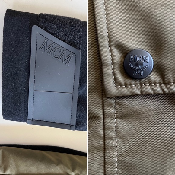 MCM Worldwide Mens Medium Wool Zip Hood Coat New - Picture 13 of 15